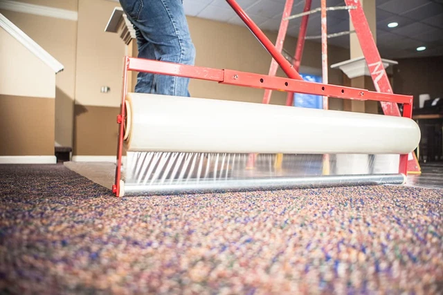 Adjustable Carpet Shield Film Applicator for faster installations, 24" - 36"