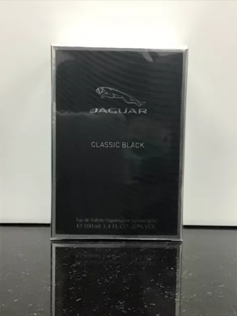 Jaguar Classic Black Eau De Toilette 3.4FLOZ *80% VOL* *NIB & SEALED*