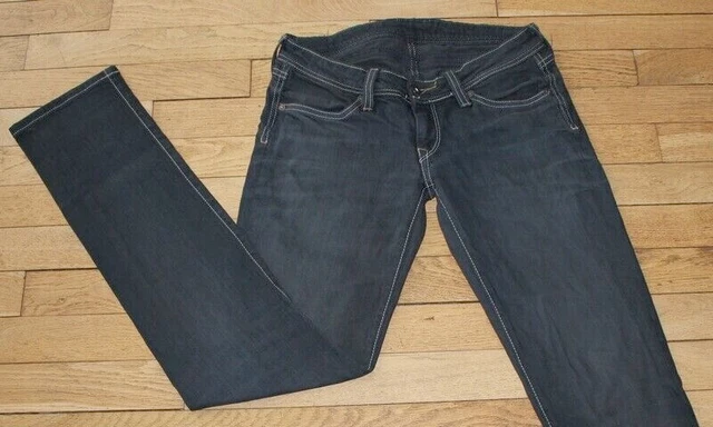 Jeans Costello Femme Skinny - Taille W27 L32 (FR 36) - Bleu - 98% Coton 2% Lycra - Occasion TB