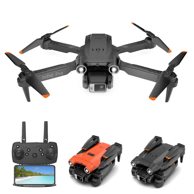E63 RC Drone Flujo Óptico Ubicación Con 4K Doble Cámara Evitando Obstáculos