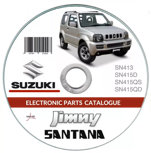 Suzuki Jimny/Santana (2001-2012) CD Parts Catalog