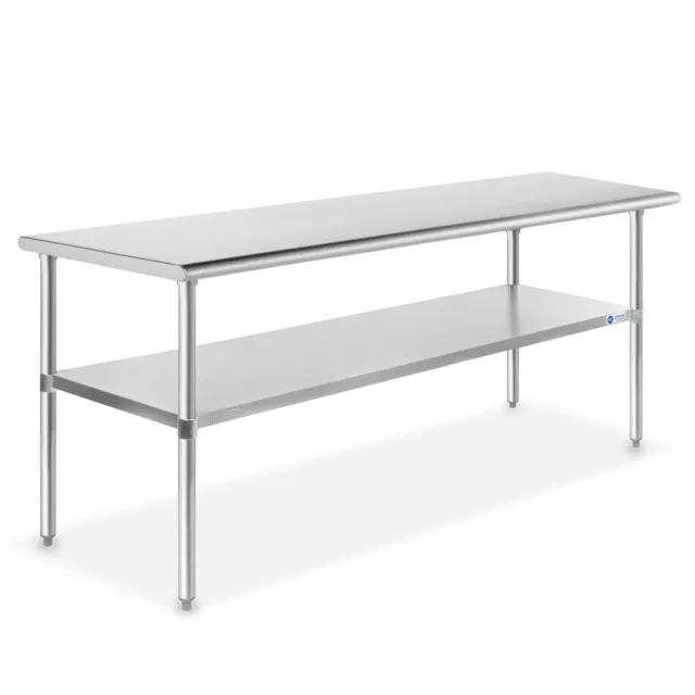 OPEN BOX - Stainless Steel Commercial Kitchen Work Food Prep Table - 30" x 72"