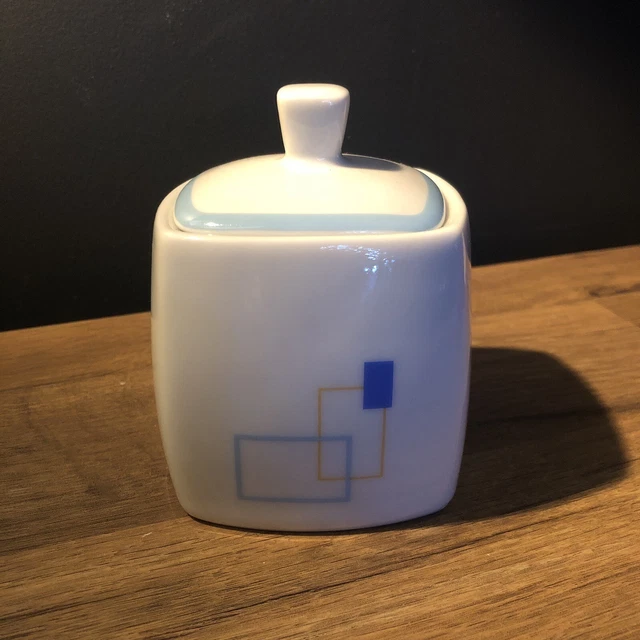 Ciotola da zucchero design retrò Victoria Pop con coperchio