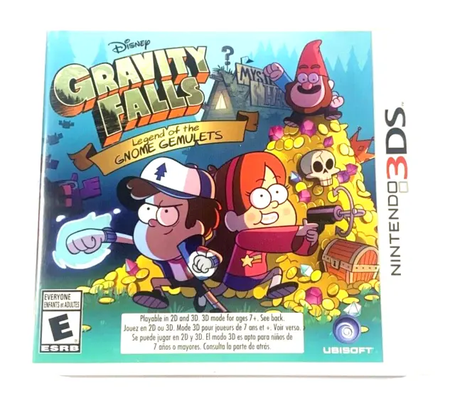 Gravity Falls: Legend Gnome Gemulets - Nintendo 3DS - Replacement Case/No Game