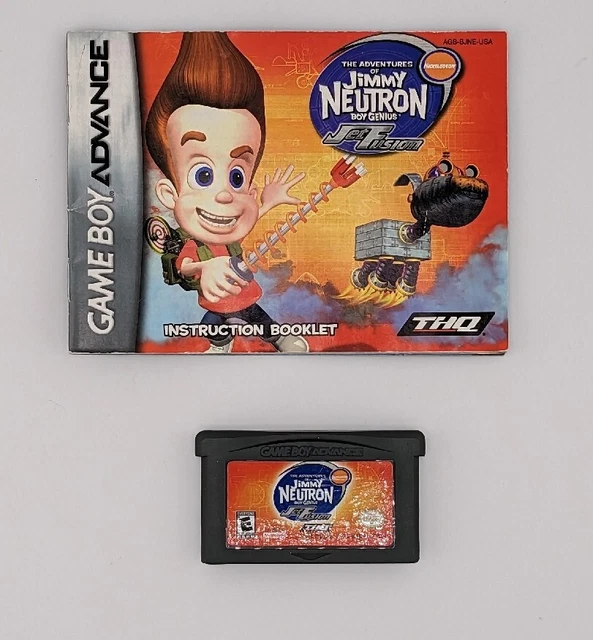 Adventures of Jimmy Neutron Boy Genius: Jet Fusion Nintendo Gameboy Advance