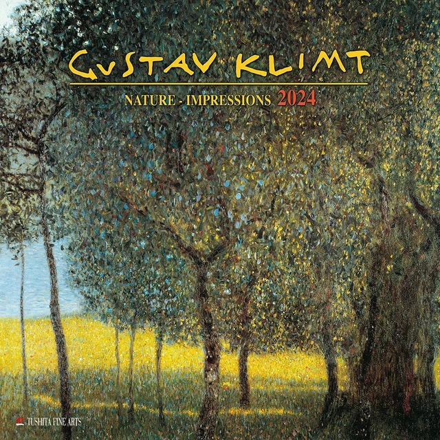 GUSTAV KLIMT Nature 2024 Kalender 2024 Kalender Tushita Fine Arts 28