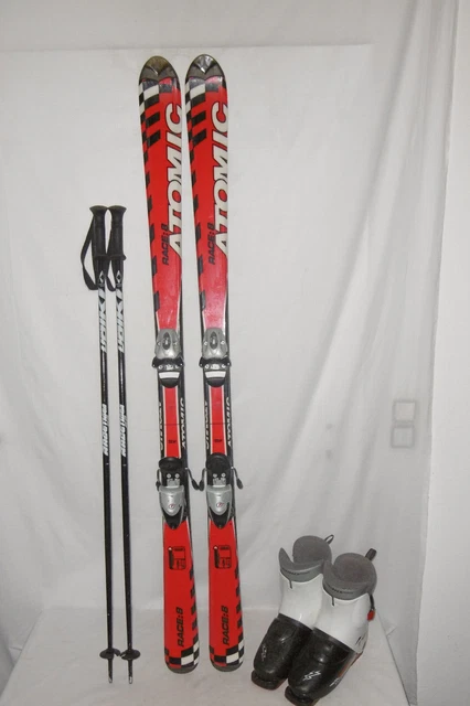 Atomic Ski "Race 8" Top Junior Allround Carver 150 Cm + Skischuhe Gr: 40 Im Set