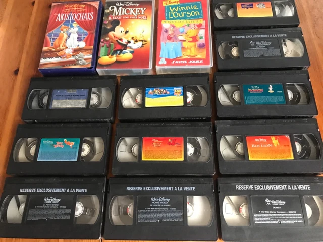 LOT DE 4 cassettes vhs Pour Enfant EUR 8,00 - FR