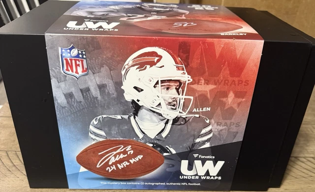 2025 UNDER WRAPS Auto NFL Football (Releases 8-21-2025) Tyler Warren ...