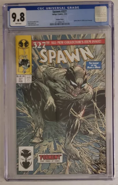 Spawn #327 Todd McFarlane Homage Variant CGC 9.8 Image Comics