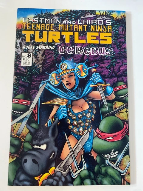 TEENAGE MUTANT NINJA TURTLES #8 TMNT 1986 Mirage Studios Eastman Laird