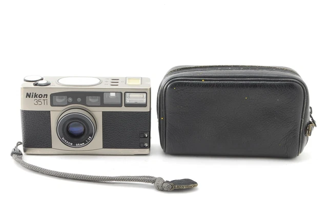 READ [ NEAR MINT w/ Case ] Nikon 35Ti Point & Shoot 35mm Film Camera From JAPAN