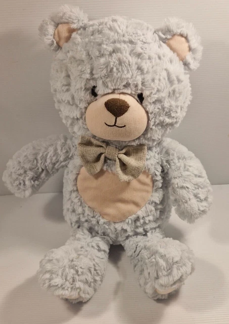 KMART ANKO BLUE Teddy Bear With Bow Cuddly Soft Plush Toy 42cm 15.95 PicClick AU
