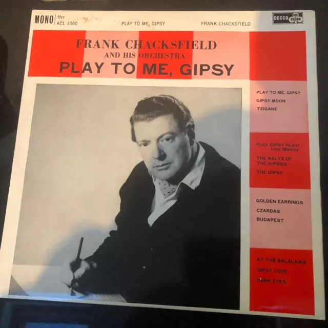 Frank Chacksfield and Orchestra - Play To Me Gipsy -  LP