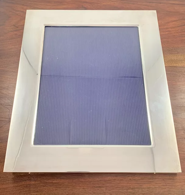 Huge Tiffany & Co. Silver Plate Photo / Picture Frame For 9 X 11 1/2" Photo