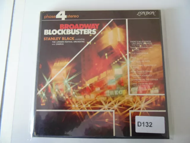 Stanley Black - broadway blockbusters reel to reel tape 7"
