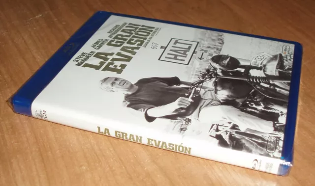 La Gran Evasion Blu-Ray Nuevo Precintado Accion Belico Historico (Sin Abrir) R2 3