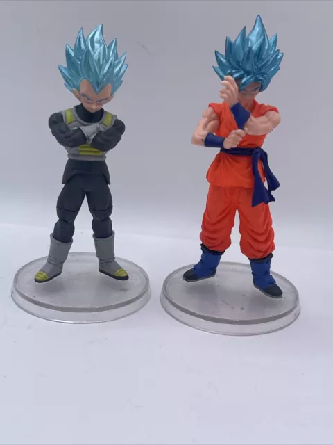 SeekFunning 6 pcs Dragon Ball Z Figures Set: Super Saiyan Goku Son Blue  Gokou Vegeta & Broly Action Figures 