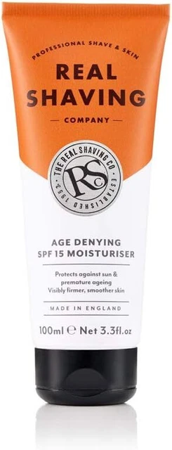 The Real Shaving Company Age Denying SPF 15 Moisturiser - Protects Against Sun