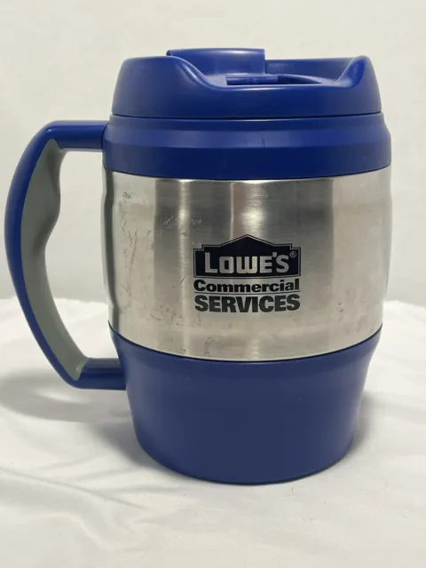 Lowe's Bubba Keg 52 oz Insulated Blue & Stainless Steel Travel or Desk Mug
