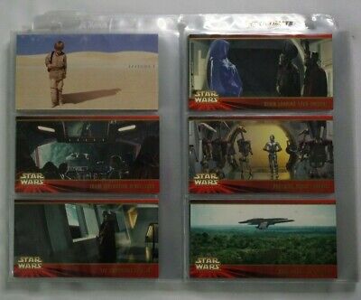 1999 Topps~Star Wars Episode 1 Series 1 WideVision~Complete Base Set~80 Cards