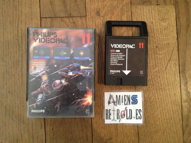 Jeu Vidéo Rétro 'Guerre De L'Espace' Pour Philips Videopac G7000 - Édition 1980 - Bon état - Collector