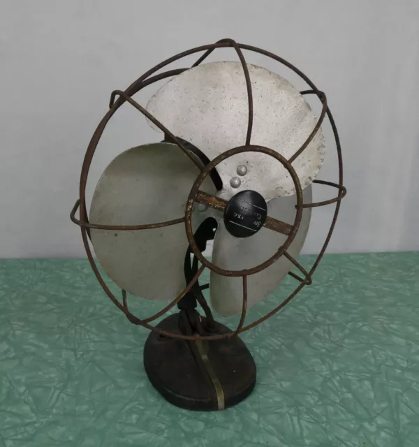 Antique Stromberg Carlson Desk Fan - Made in Australia - Not Working