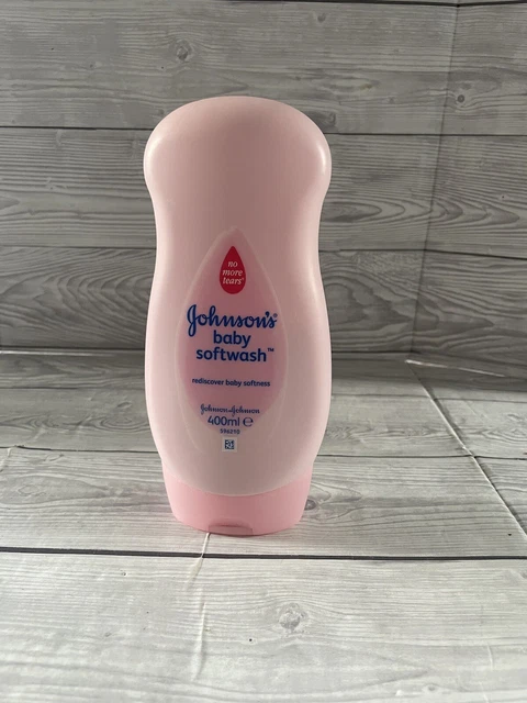 Johnson's Baby SOFT WASH 400ml Original Pink Discontinued 3/4 Full