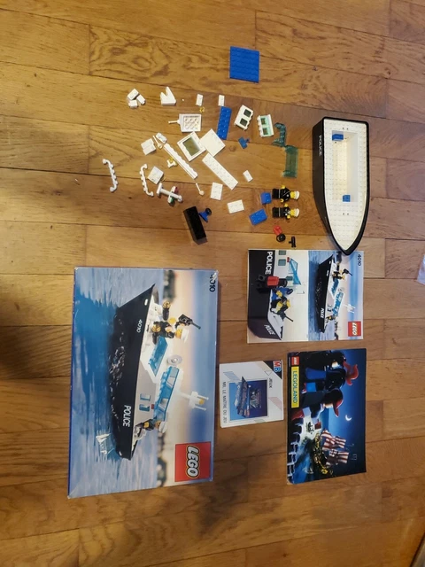 LEGO 4010 POLICE Rescue Boat (1987) bateau ship vintage Notice & Catalogue Lego EUR 30,00 