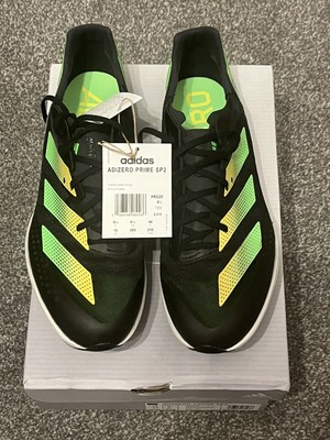 ADIDAS ADIZERO PRIME SP2 Elite Sprint Spikes. UK GrÃ¶Ãe 9,5. Brandneu in Originalverpackung 
