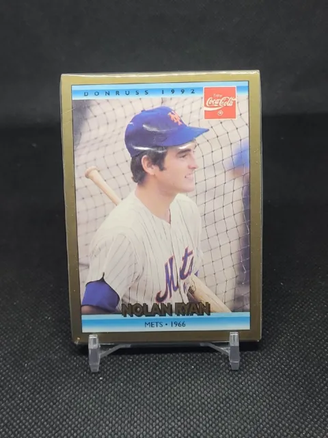 1992 Donruss Coke Ryan #1 Nolan Ryan/1966 NY Mets - Sealed (1)