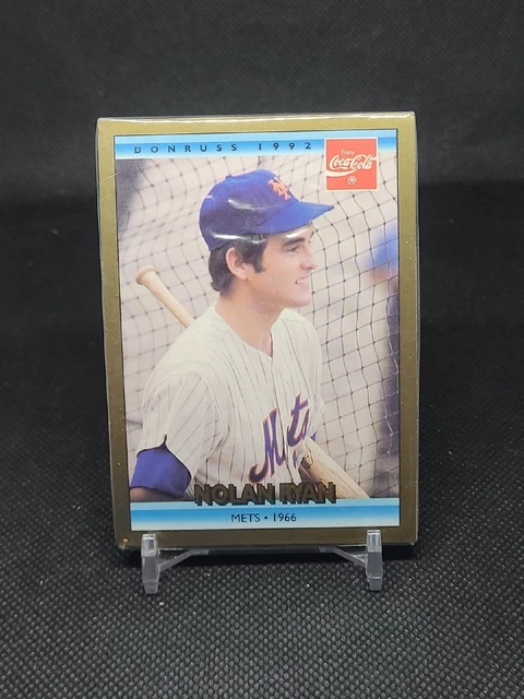 1992 Donruss Coke Ryan #1 Nolan Ryan/1966 NY Mets - Sealed (1)