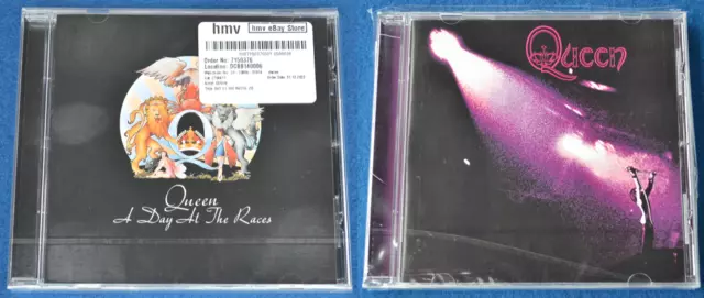 2 Queen CD's - Day At The Races & Queen 1 - 2011 Remastered CD Albums X2 NM