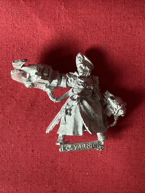 COMMISSAR YARRICK MÉTAL OOP non peint garde impériale Warhammer 40k EUR ...