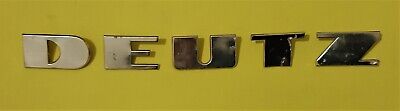 DEUTZ Badge emblema DEUTZ   Trattore emblem old tractor vintage  MOLTO  RARE 
