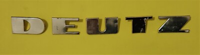 DEUTZ Badge emblema DEUTZ   Trattore emblem old tractor vintage  MOLTO  RARE 