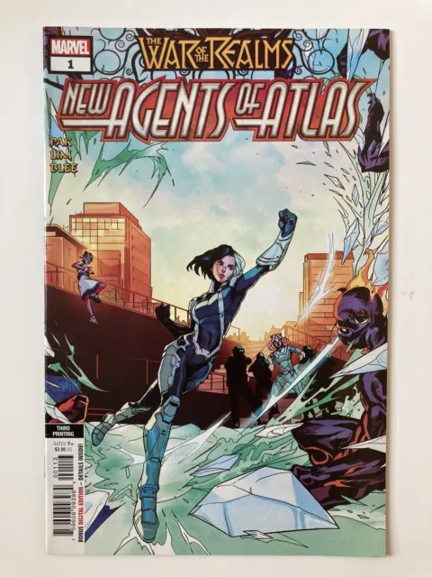 WAR OF THE REALMS NEW AGENTS OF ATLAS #1 (3rd PRINT) VARIANT Marvel 2019
