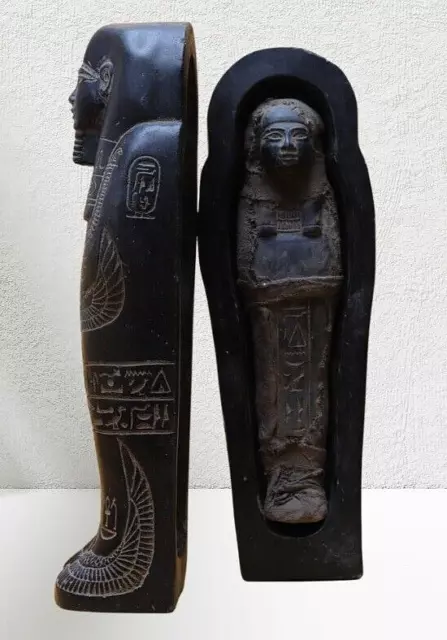 Rare Ancient Egyptian Antiques Coffin Queen Hatshepsut Contain Mummy Pharaonic