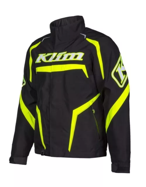 Klim Mens Kaos Snowmobile Jacket Size Lg Hi-Viz/Black 3803-001-140-501