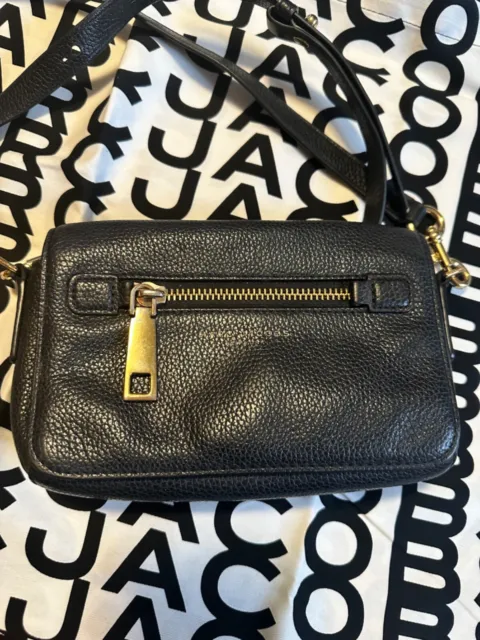 Pre-owned Marc Jacobs Leather M0015465 Gotham Small Bag Crossbody Black