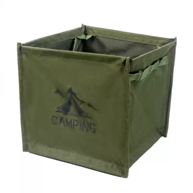 Poubelle pliable peu encombrante pour camping boîte de rangement extérieure po