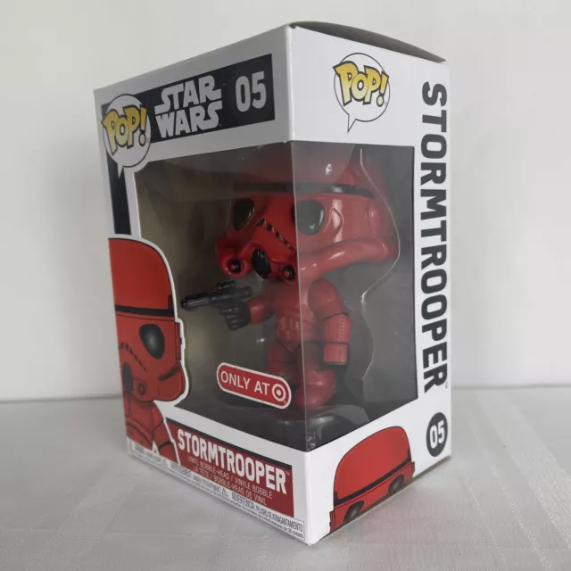 Funko POP Star Wars Stormtrooper 05 Red Target Exclusive