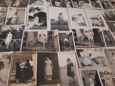 Lotto 50 Fotografie B/N Vintage 