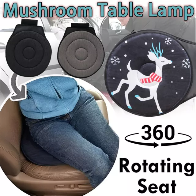 Car 360° Rotating Swivel Cushion Chair Seat Flexible Mobility Aid Home New AU