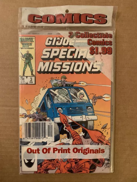 Comics Sealed Pack GI Joe Special Missions #3 Batman Outsiders #16 Marvel DC Bag