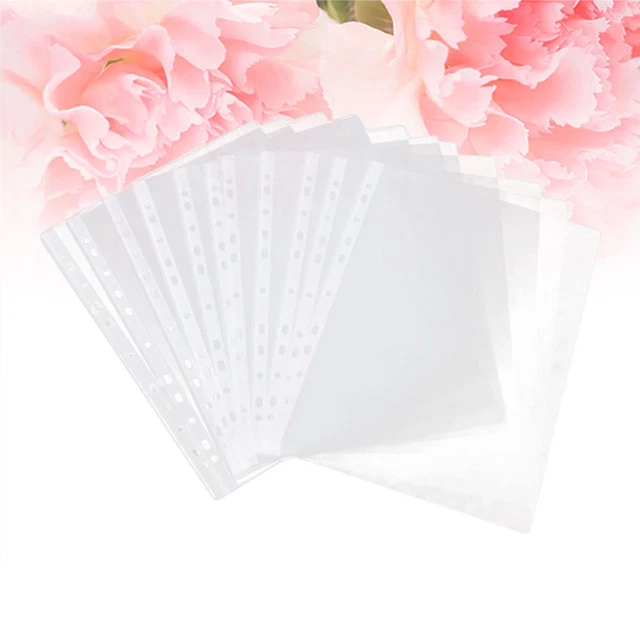 Carpeta protectora de hojas de PVC libre protector de página bolsillos carpeta carpeta carpeta carpeta