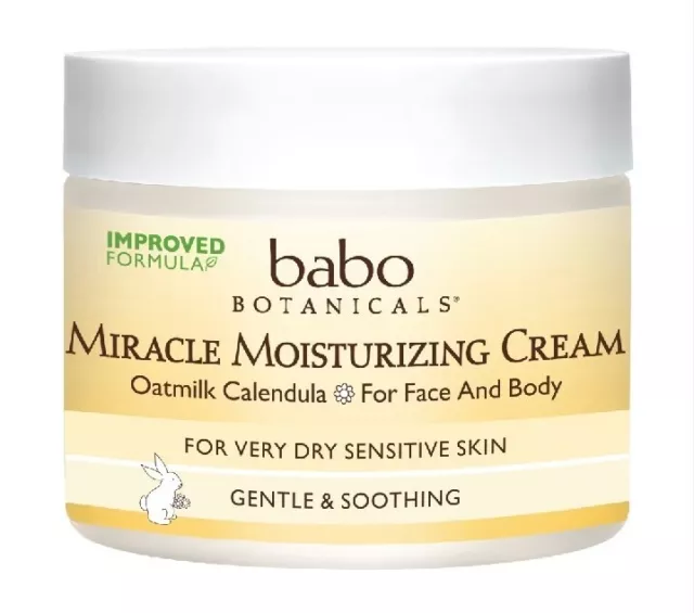 Miracle Moisturizing Cream Creme Emolliente Avoine Babo Botanicals