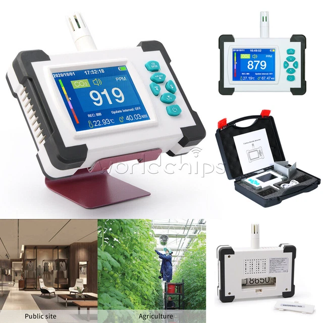 CO2 PPM TESTER Air Quality Humidity Gas Monitor Analyzer Carbon Dioxide