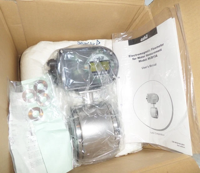 ⭐NEW AZBIL YAMATAKE WaterMAG MCB10A-100GLBG21-X-H Electromagnetic Flowmeter 👍