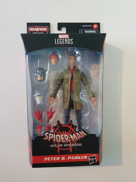 MARVEL LEGENDS SPIDER-MAN Into the Spider-Verse Peter B Parker Action ...